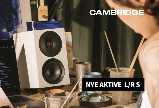Cambridge Audio LR S aktiv høyttaler banner nyhet